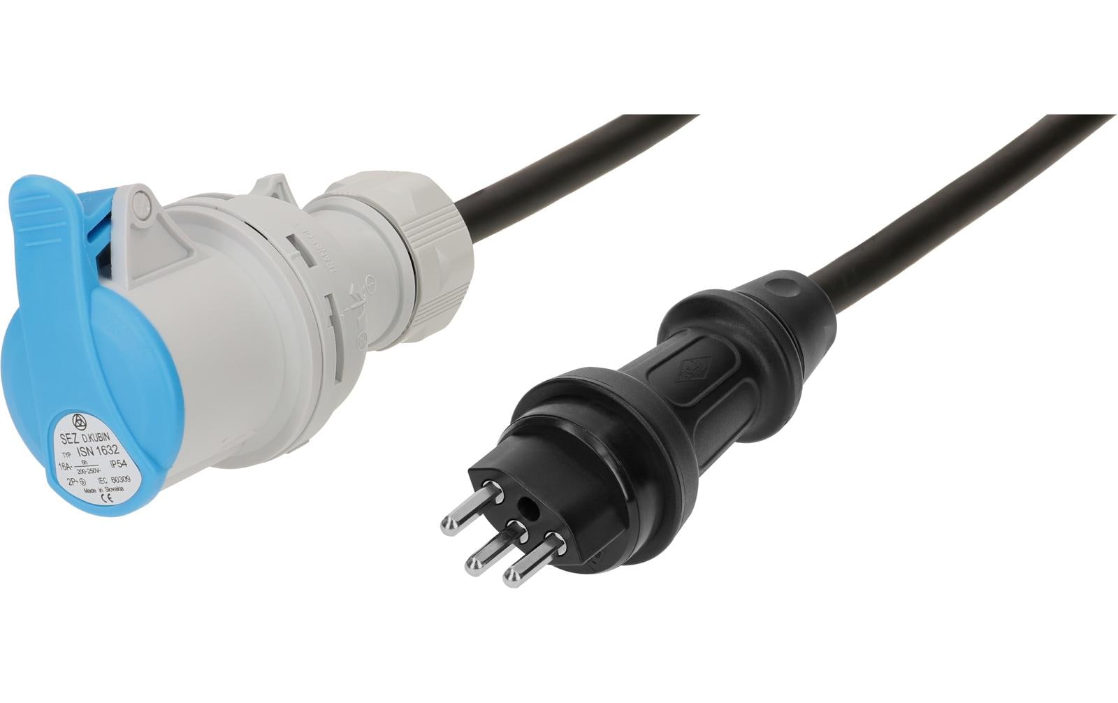 CEE Adapterkabel sz Typ 23 IP55/CEE16-3 H07RN-F3G1.5 0.5m