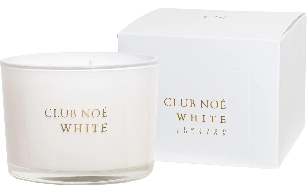Club Noé Duftkerze White, 350g Cashmere, Iris, White Musk, 50h Brenndauer