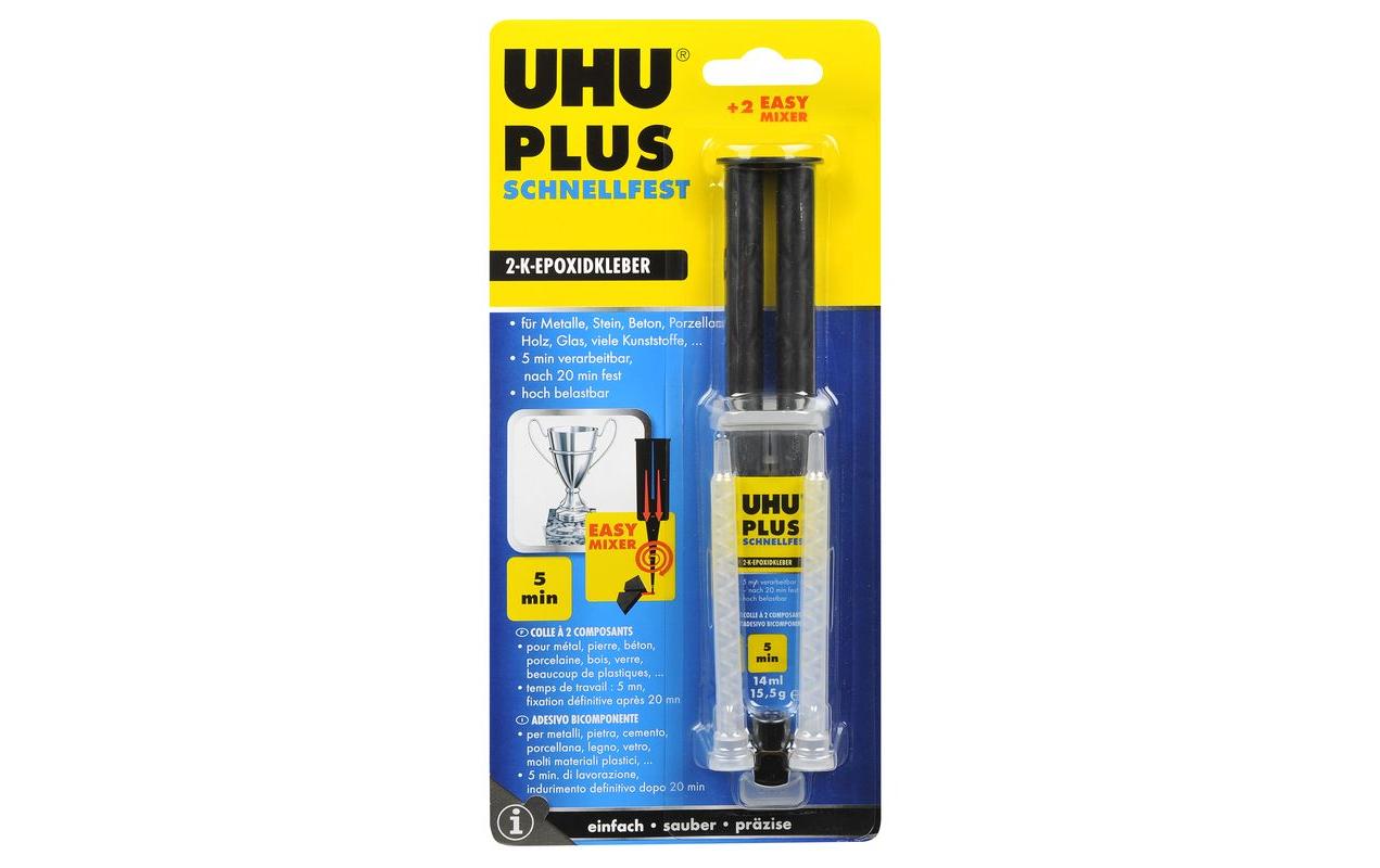 UHU Zweikomonentenkleber plus 15.5g