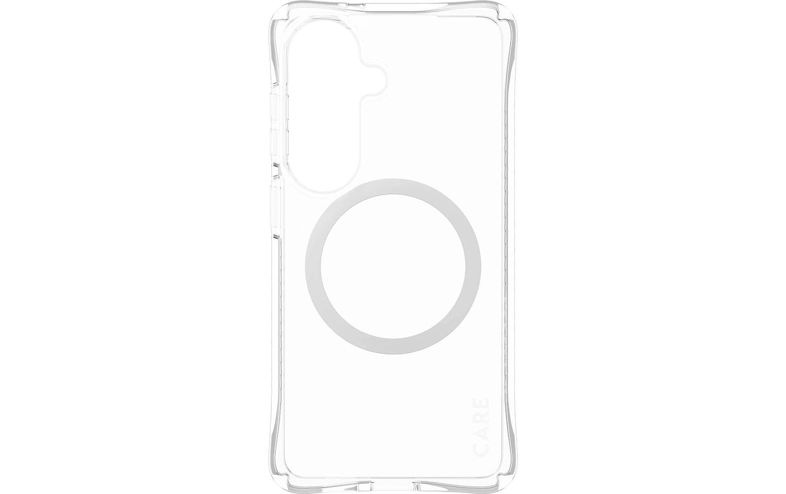 CARE Samba Case, Transparent + Qi, White Galaxy S26