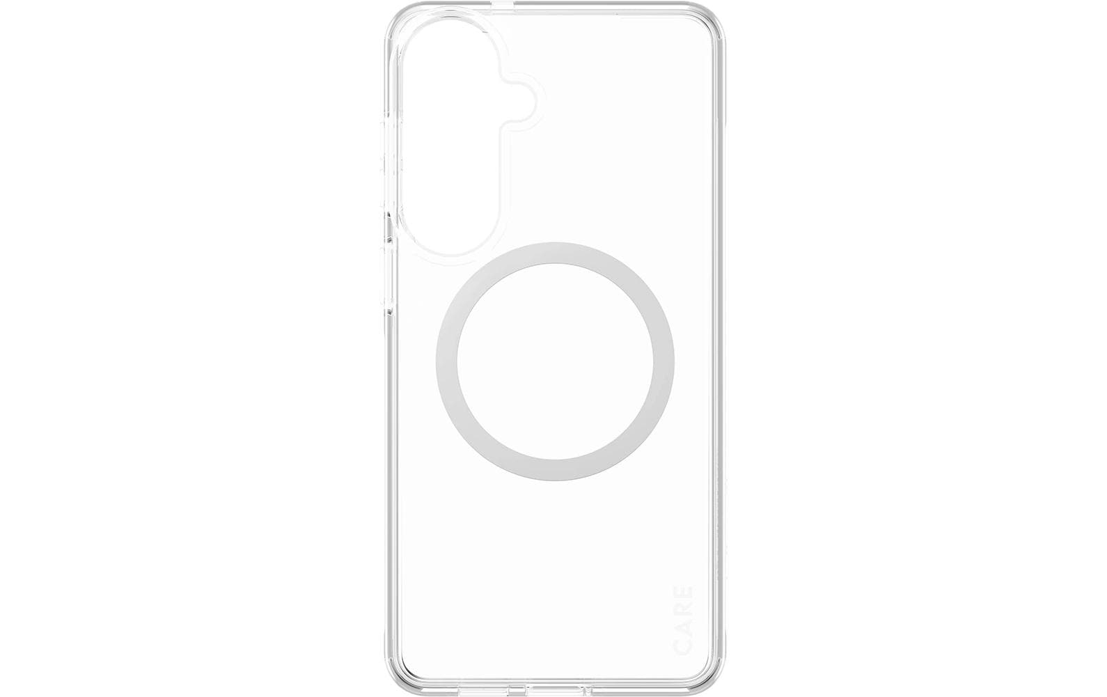 CARE UE Case, Transparent + Qi, White Galaxy S26 Plus
