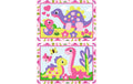 CreArt  Malen nach Zahlen Bunte Dinos