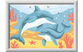 CreArt  Malen nach Zahlen Delfin