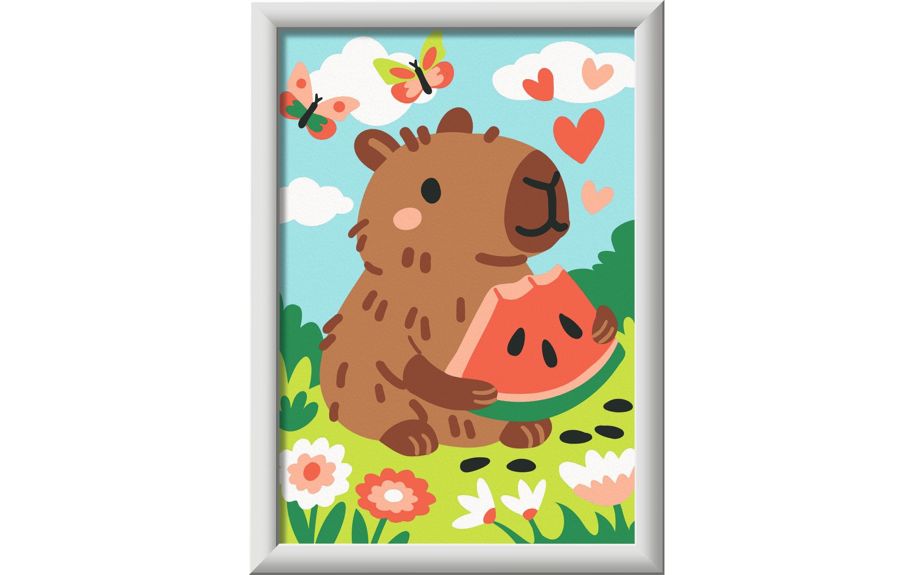 CreArt  Malen nach Zahlen Capybara