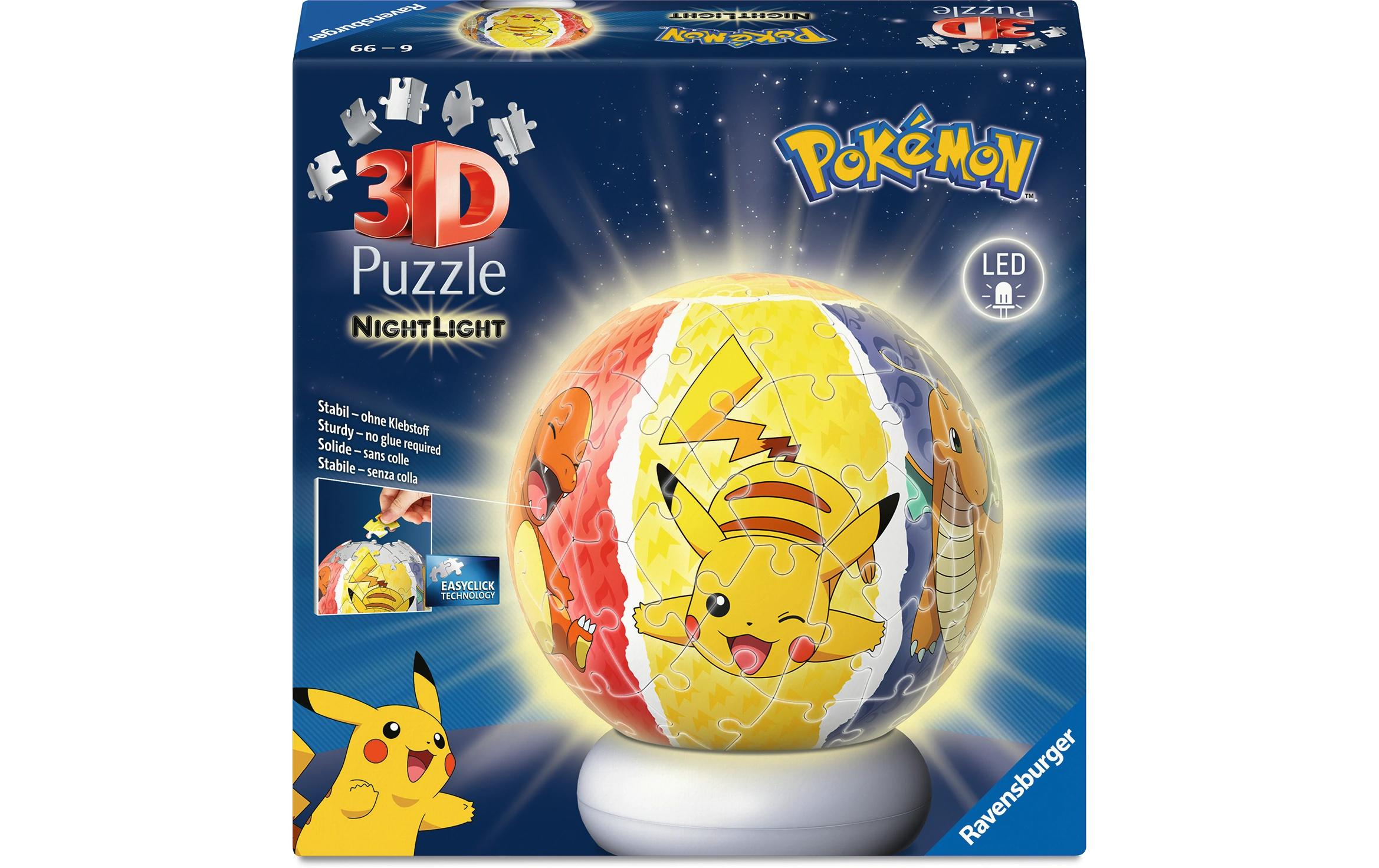 PuzzleBall Nachtlicht Pokémon