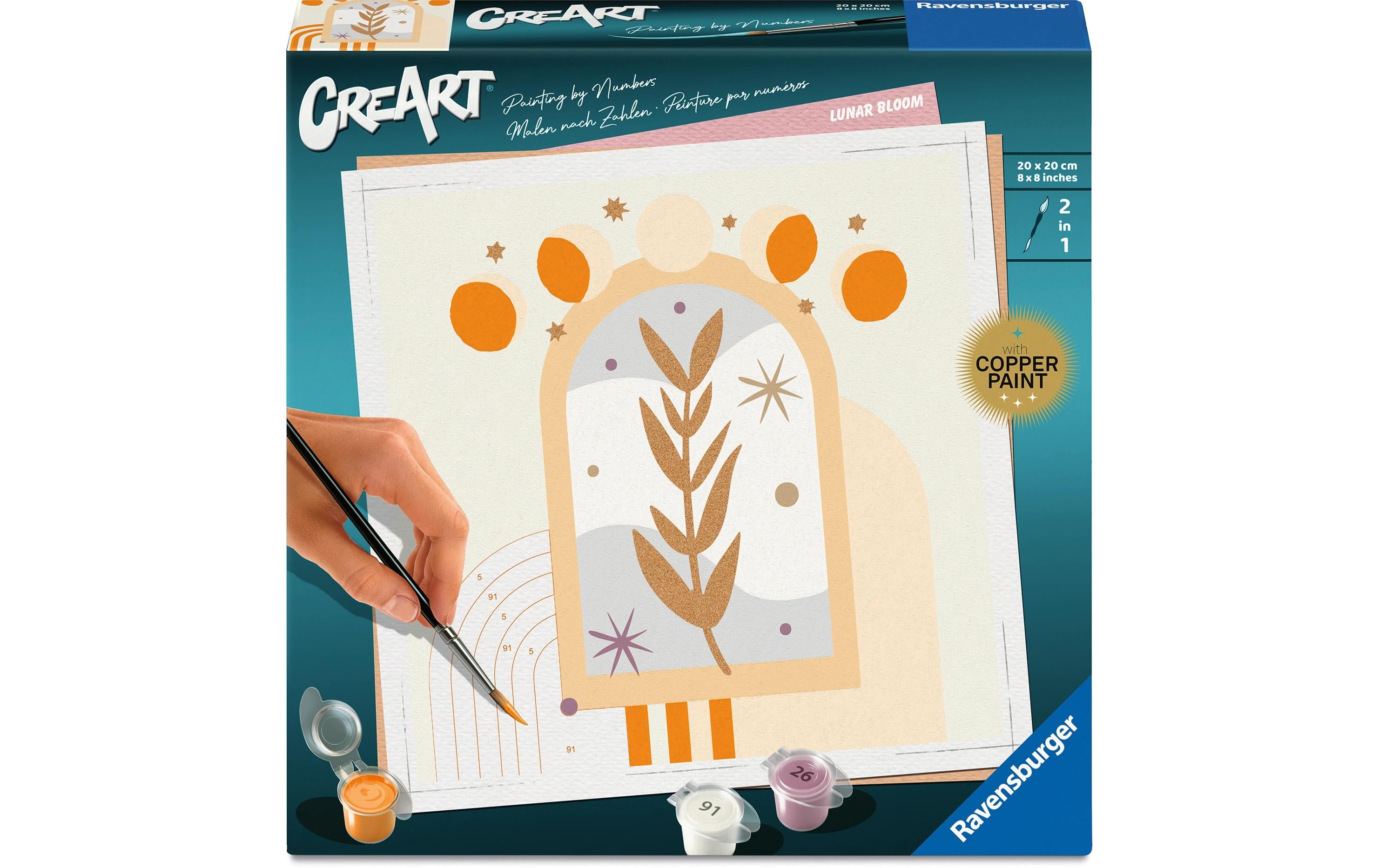 CreArt  Malen nach Zahlen Mondblüte