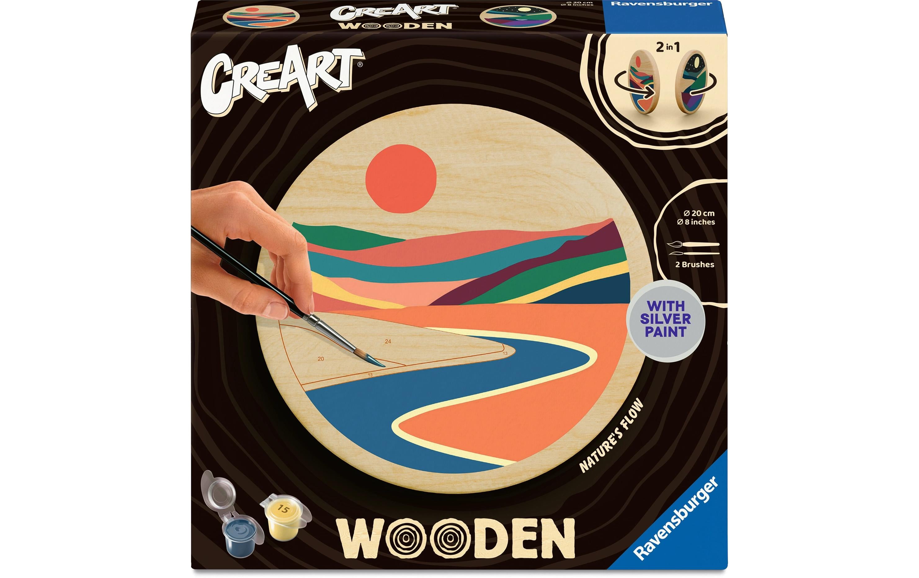 CreArt Wooden Fluss der Natur
