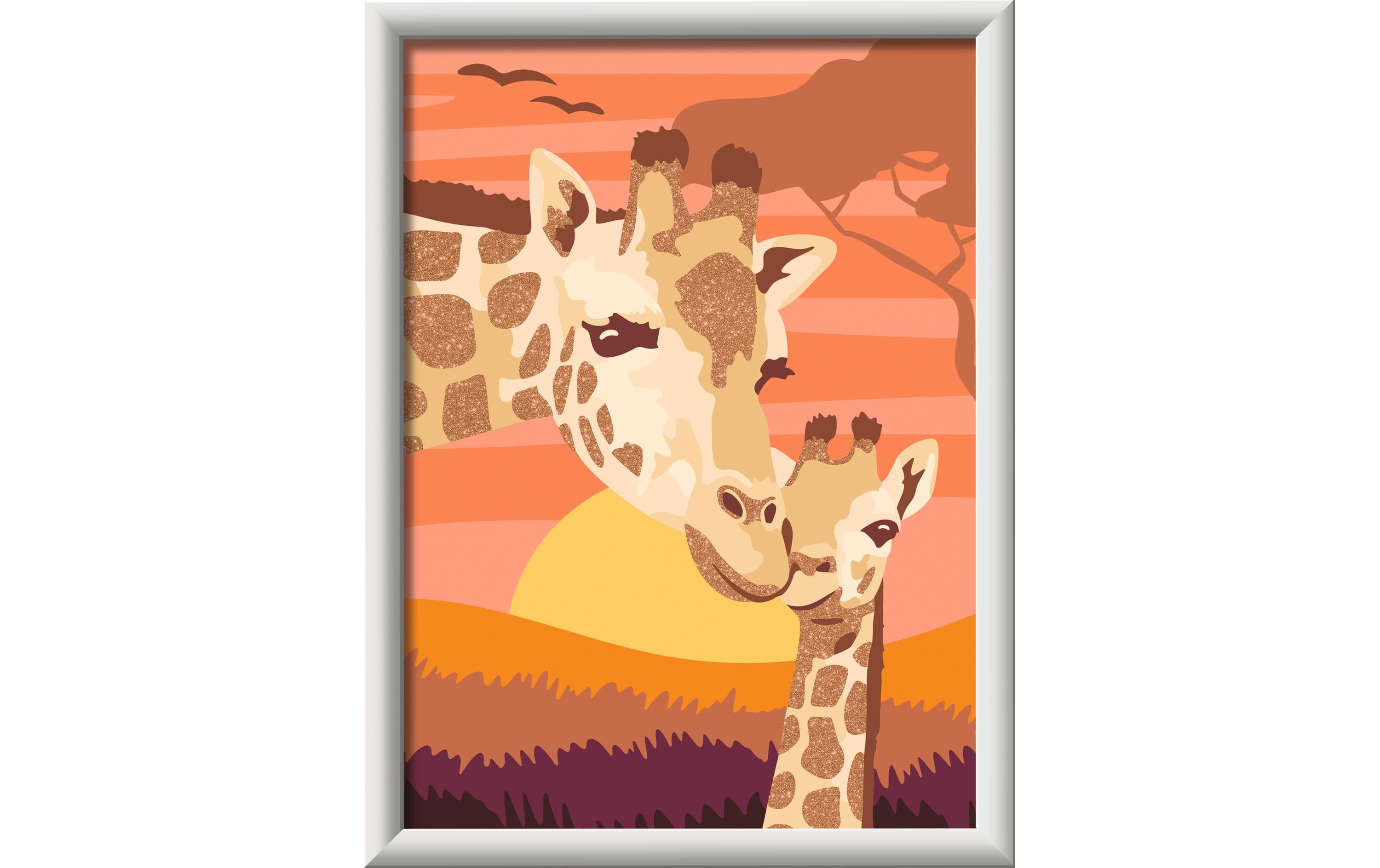 CreArt  Malen nach Zahlen Giraffe