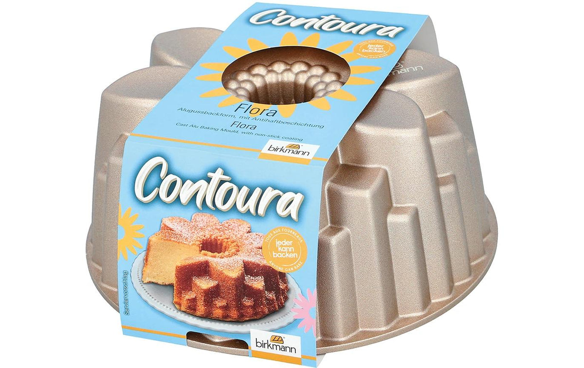 RBV Birmann Contoura Aluguss Gugelhupfform Flora Ø 22 cm