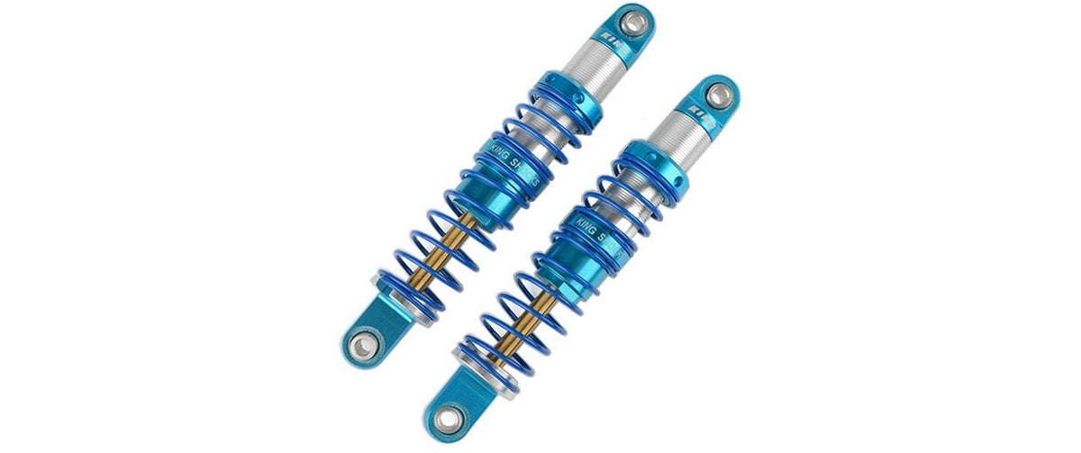 RC4WD King Off-Road Racing Shocks 80mm (Silver/Blue)