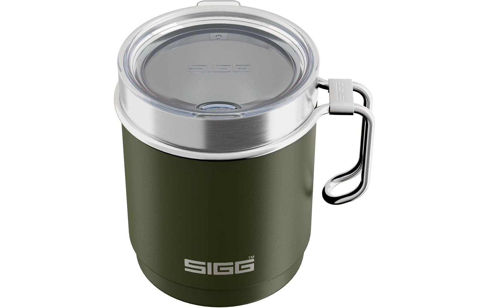 SIGG Thermobecher Travel, 0.3L Roasted Green, Edelstahl