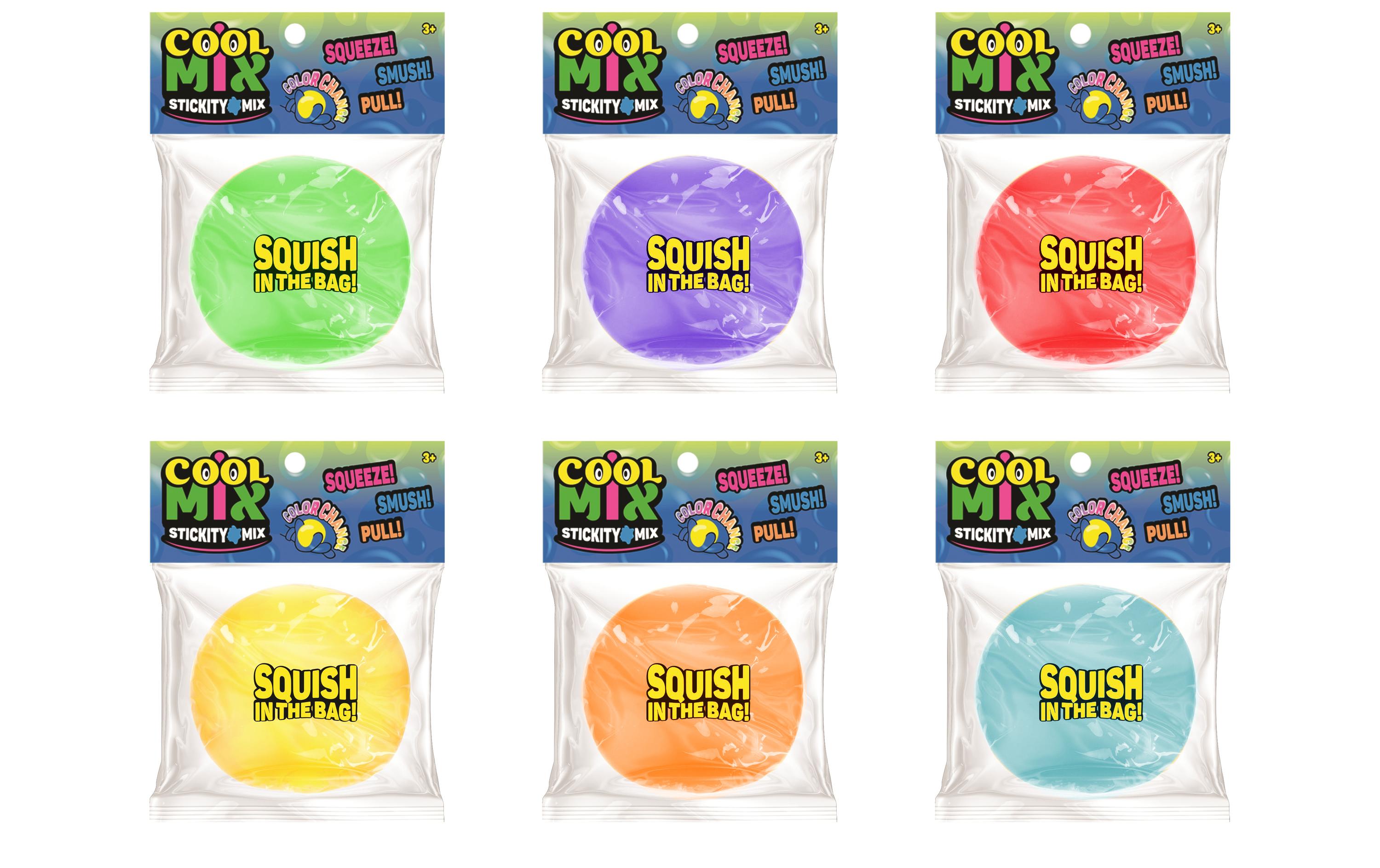 Sticky Mix Ball 6cm Assortiert