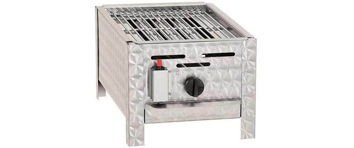 Gastrobräter PROFI 1 mit Edelstahlbrenner und Zündsicherung