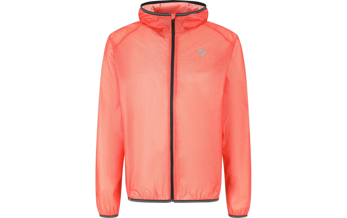 Ziener NATIUS-Z, Gr. 52, orangered Veloregenjacke, Herren