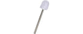 Wenko WC Bürste Matt Ø 8 x 35 cm Silber/Weiss