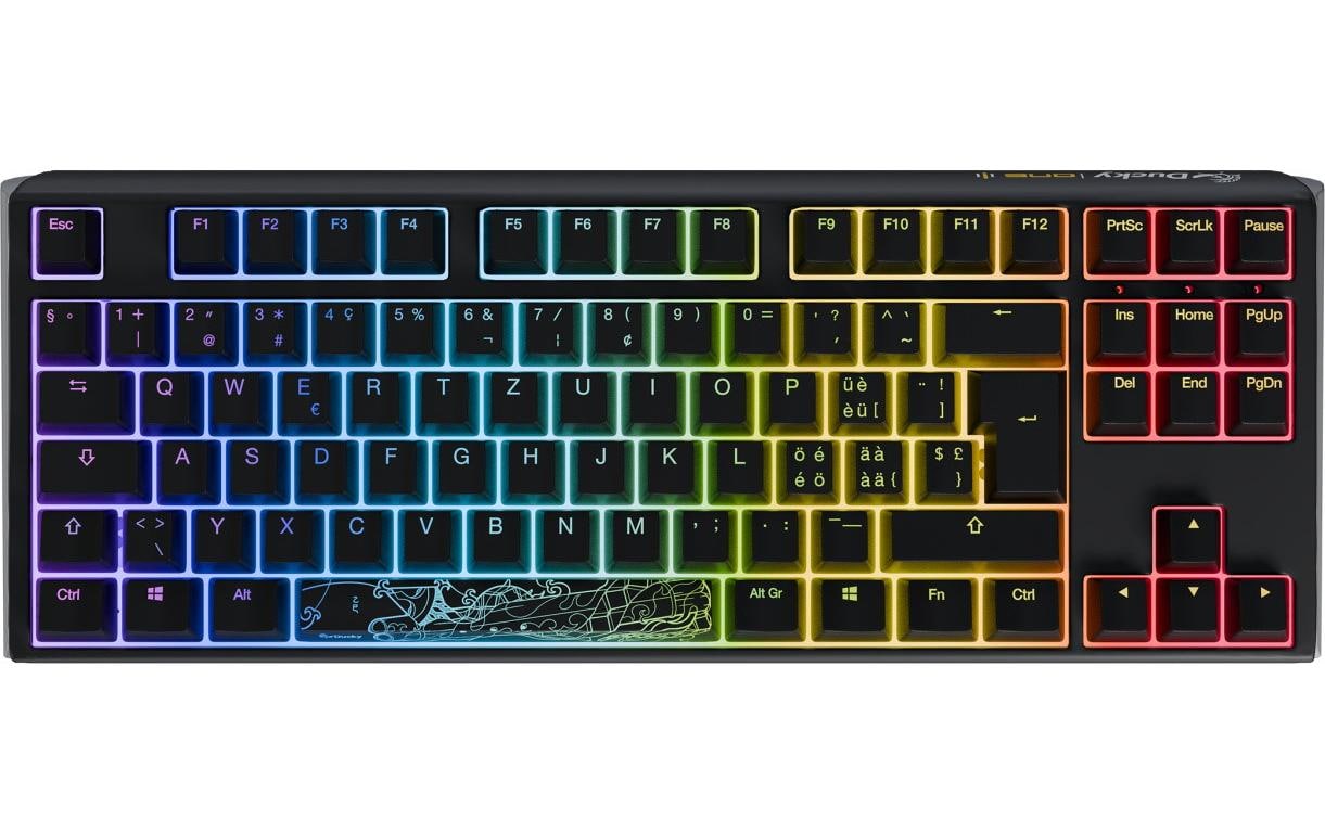 Ducky ONE 3 TKL Classic MX Cherry Red BLK CH-Layout