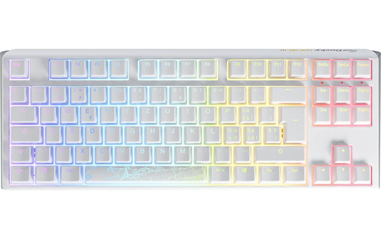 Ducky ONE 3 TKL Classic MX Cherry Red WHI CH-Layout