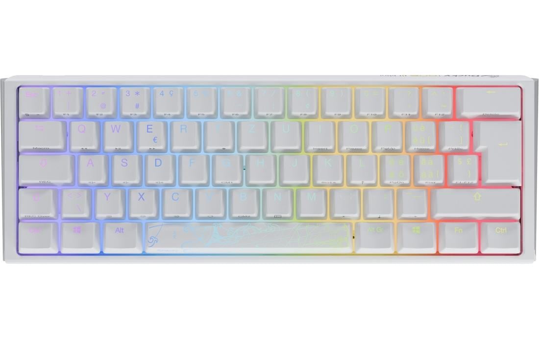 Ducky ONE 3 Mini Classic MX Cherry Red WHI CH-Layout