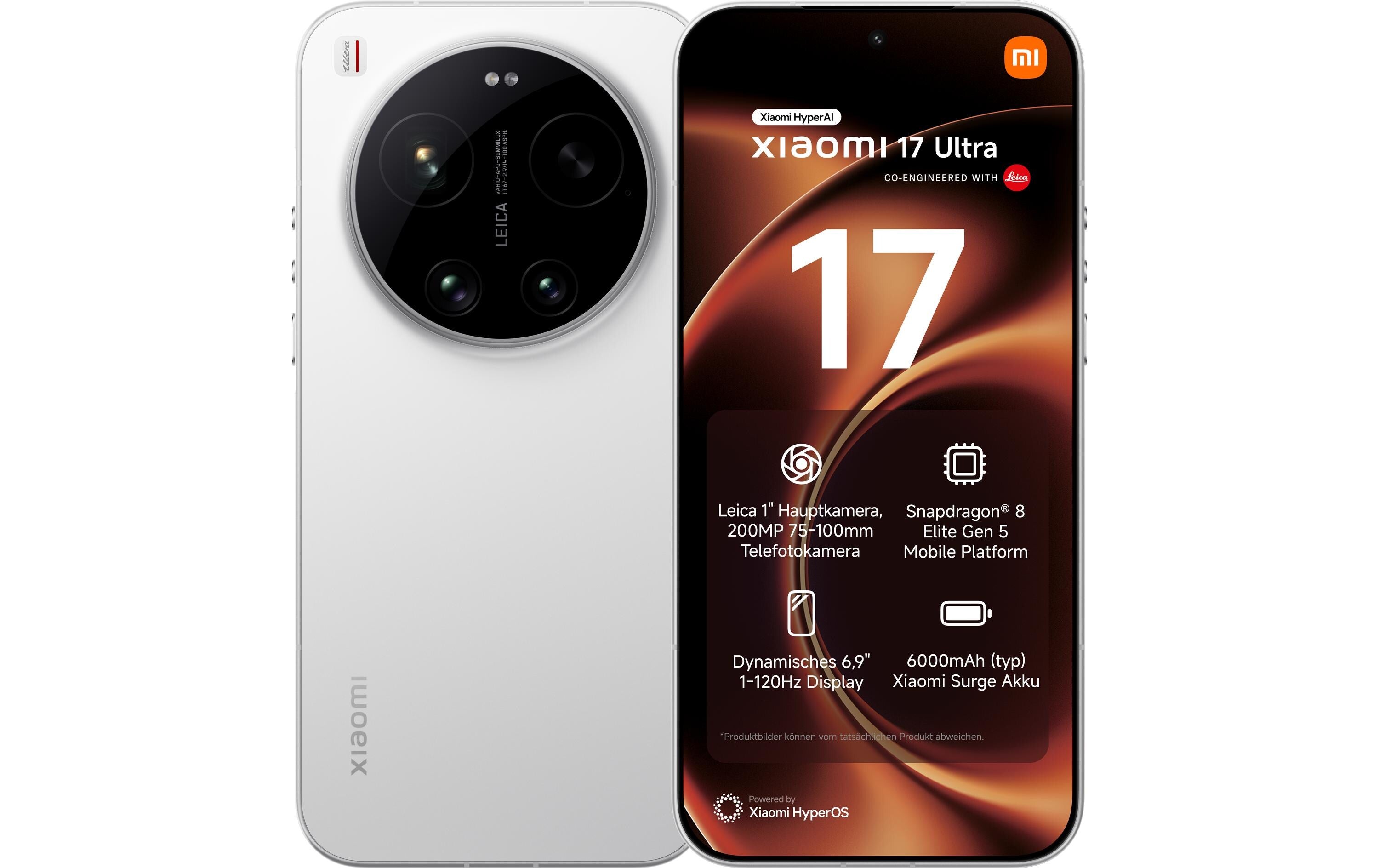 Xiaomi 17 Ultra 1024GB white