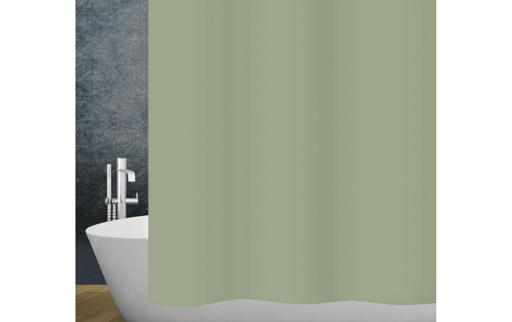 Diaqua Duschvorhang Basic 180 X 200 cm, Olive