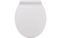 Diaqua WC-Sitz Plain Slow Down, Weiss