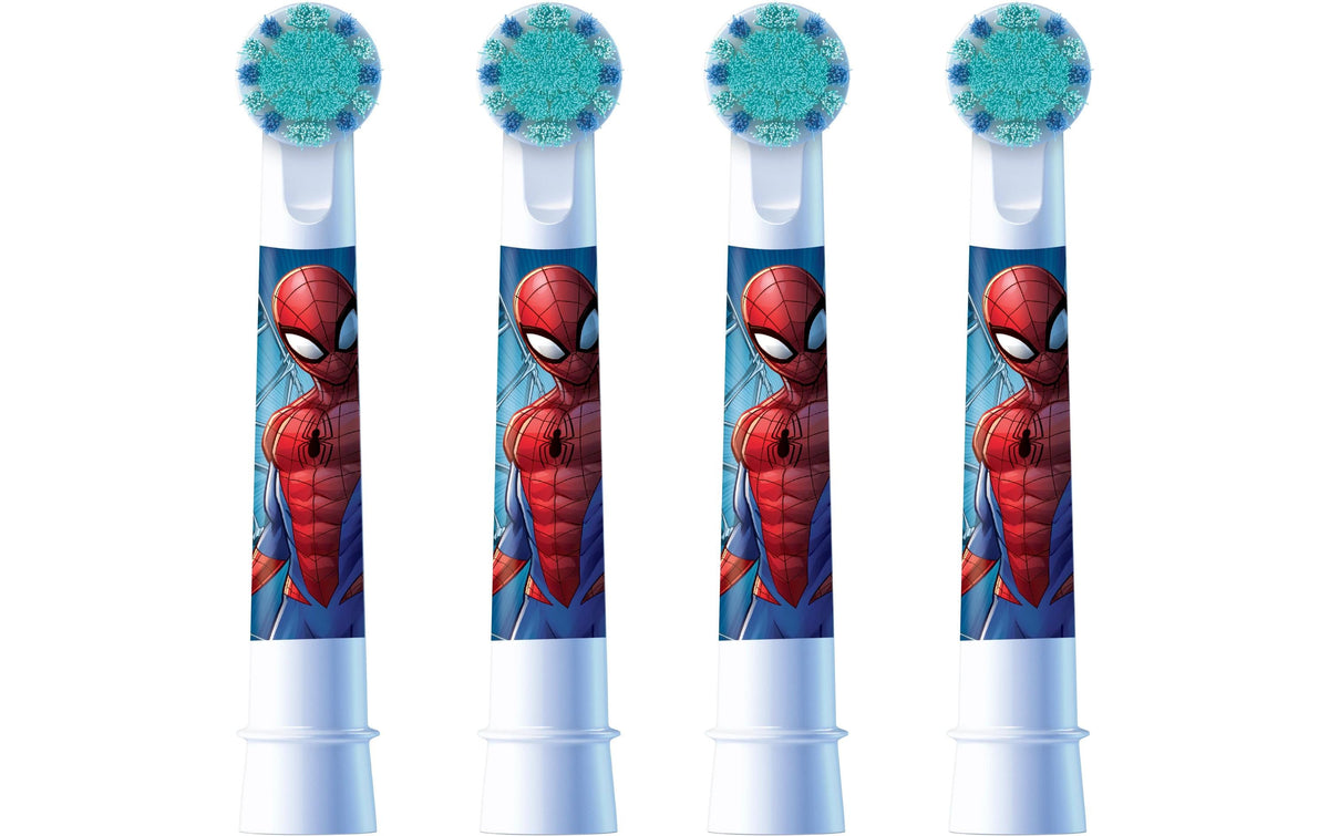 Oral-B Aufsteckbürsten Kids Spiderman 4er Spiderman, 4 Stk./Pkg.