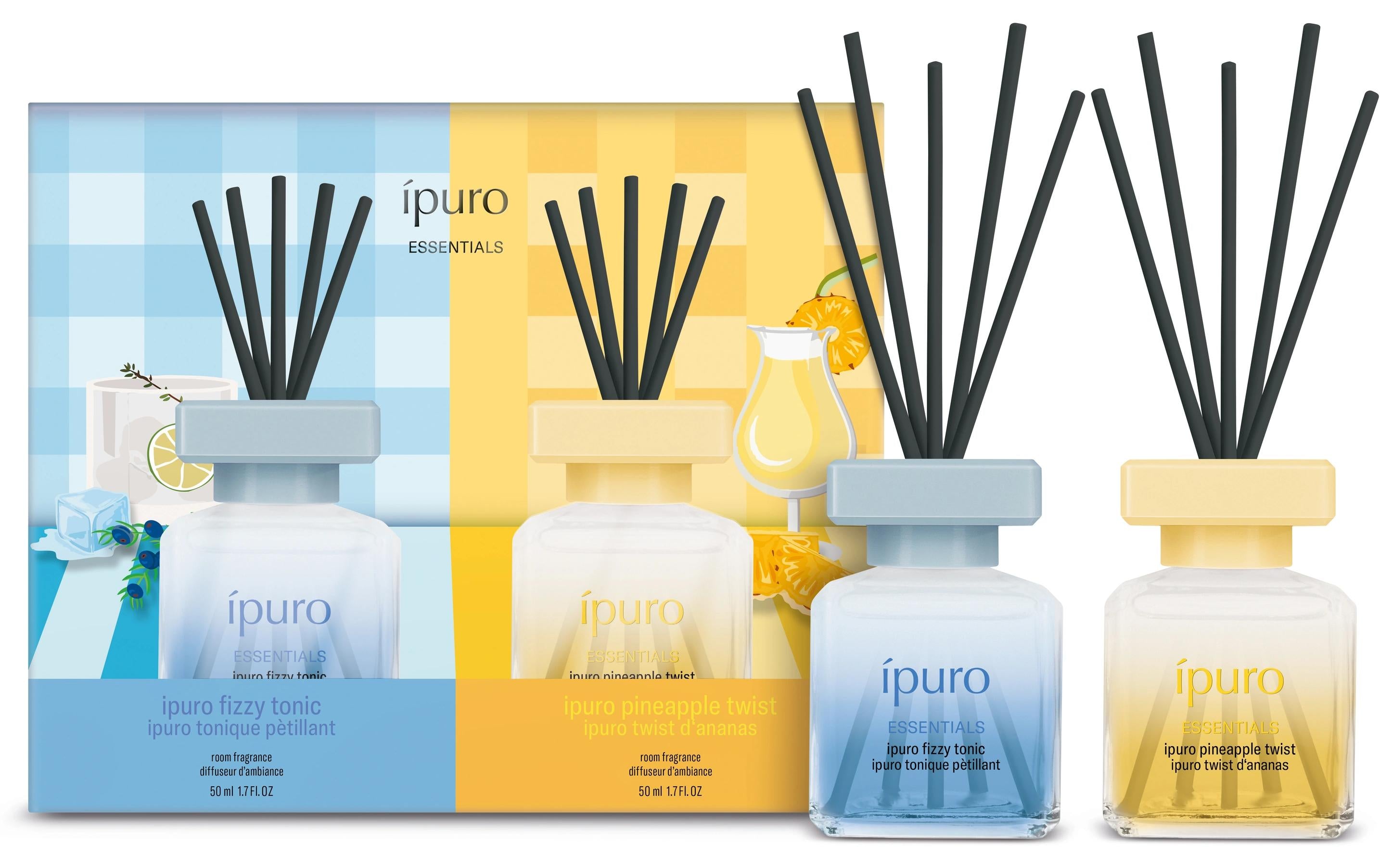 Ipuro Set Pineapple twist & fizzy tonic 2 x 50 ml, ESSENTIALS Limited Edition