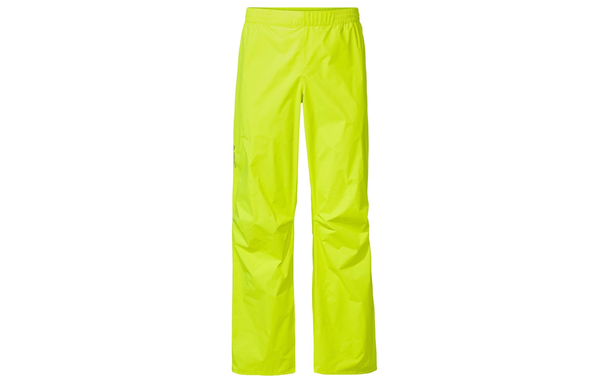Vaude Drop II, Gr. XL, neon yellow Veloregenhose, Herren