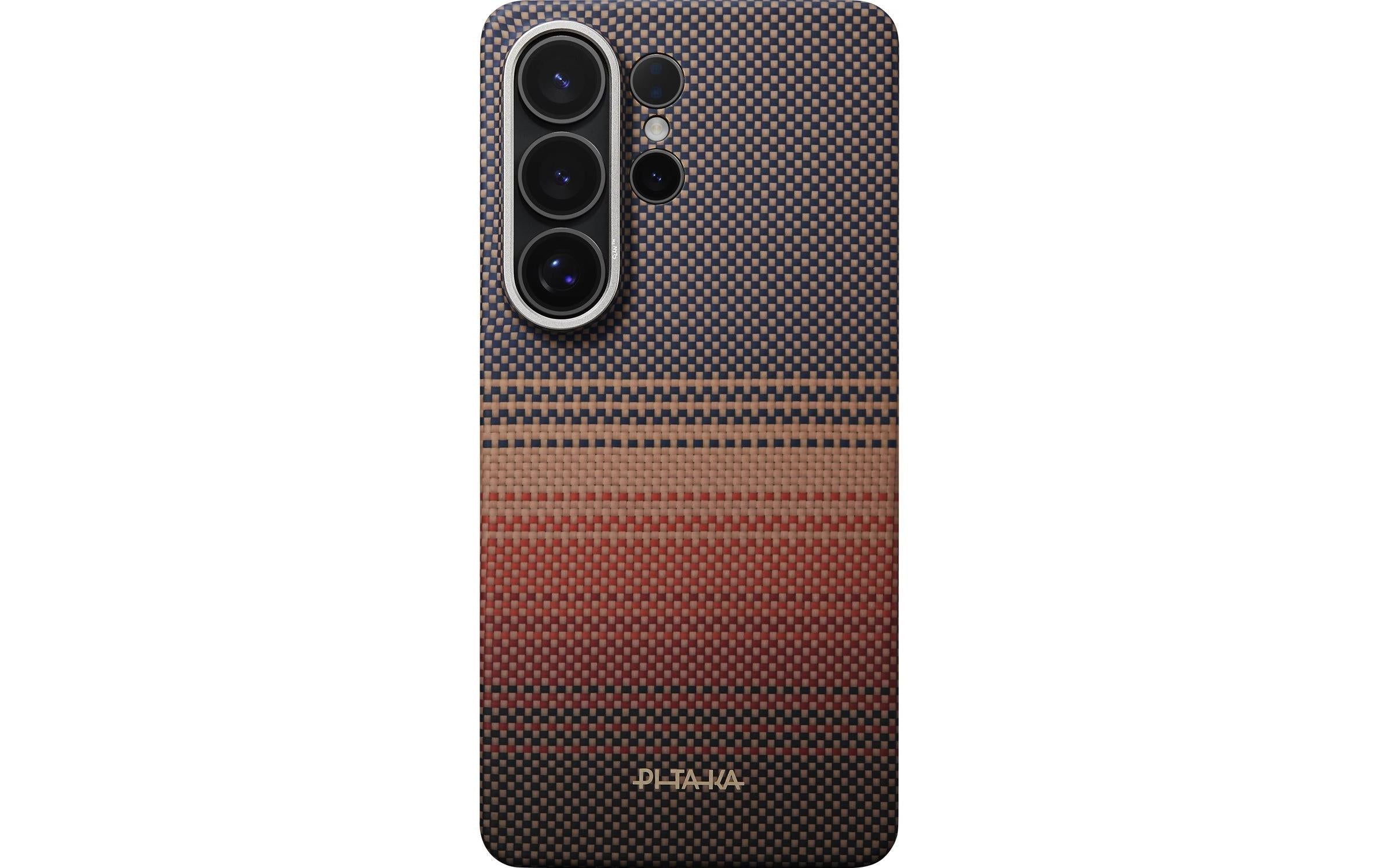 iPitaka Aramid Aaron Button Edge Case Galaxy S26 Ultra, Magsafe, Sunset