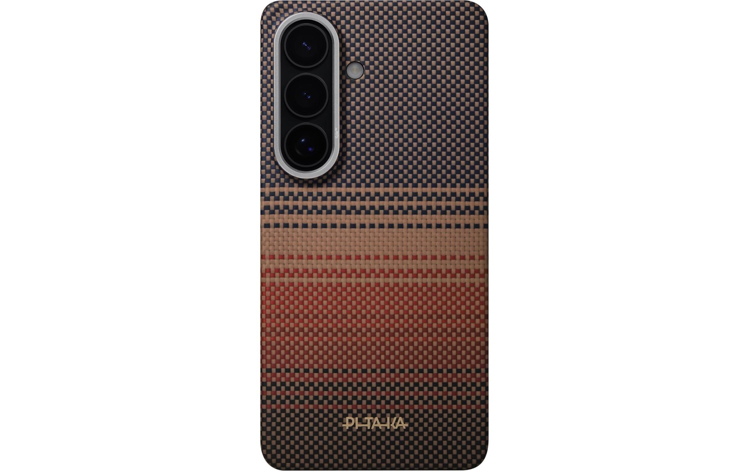 iPitaka Aramid Aaron Button Edge Case Galaxy S26, Magsafe, Sunset