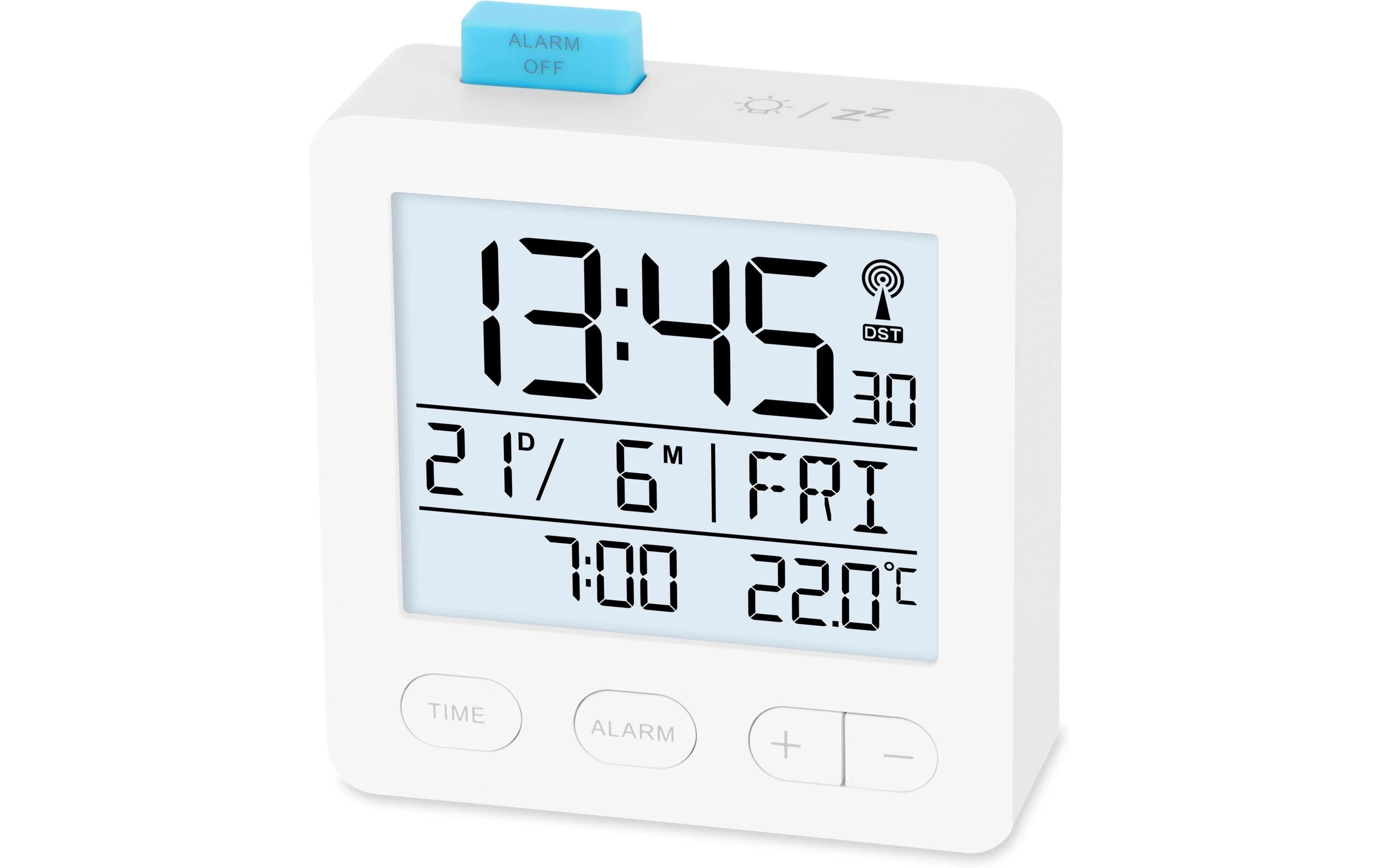 ADE Wecker digital weiss