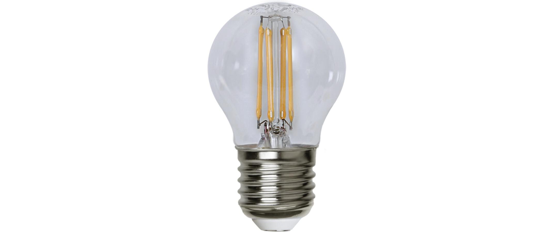 Star Trading LED Leuchtmittel E27 G45, Clear