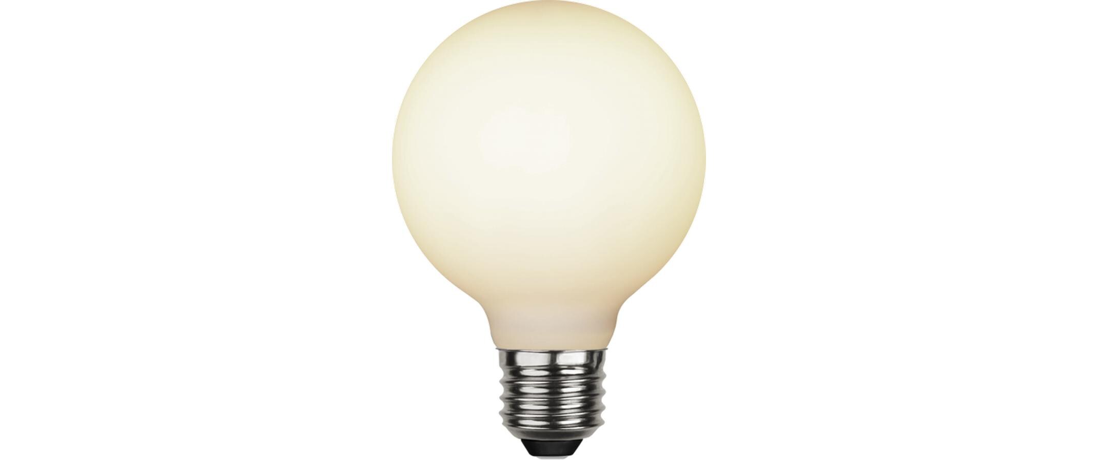 Star Trading LED Leuchtmittel E27 G80 Opaque Double Coating