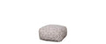 Chic Antique Lounge Puff mit Muster 35 x 50 x 50 cm, mokka und creme