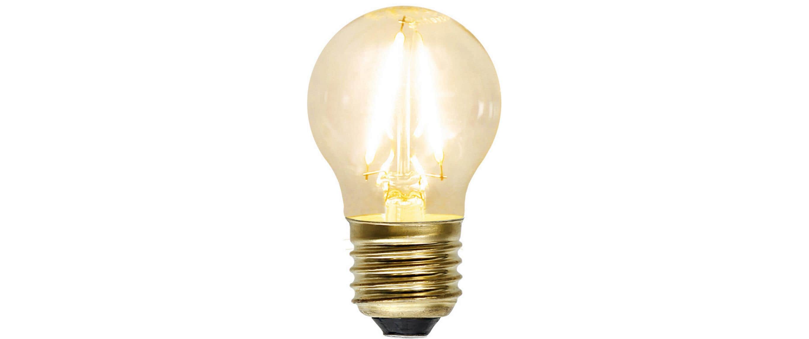 Star Trading LED Leuchtmittel E27 G45, Soft Glow