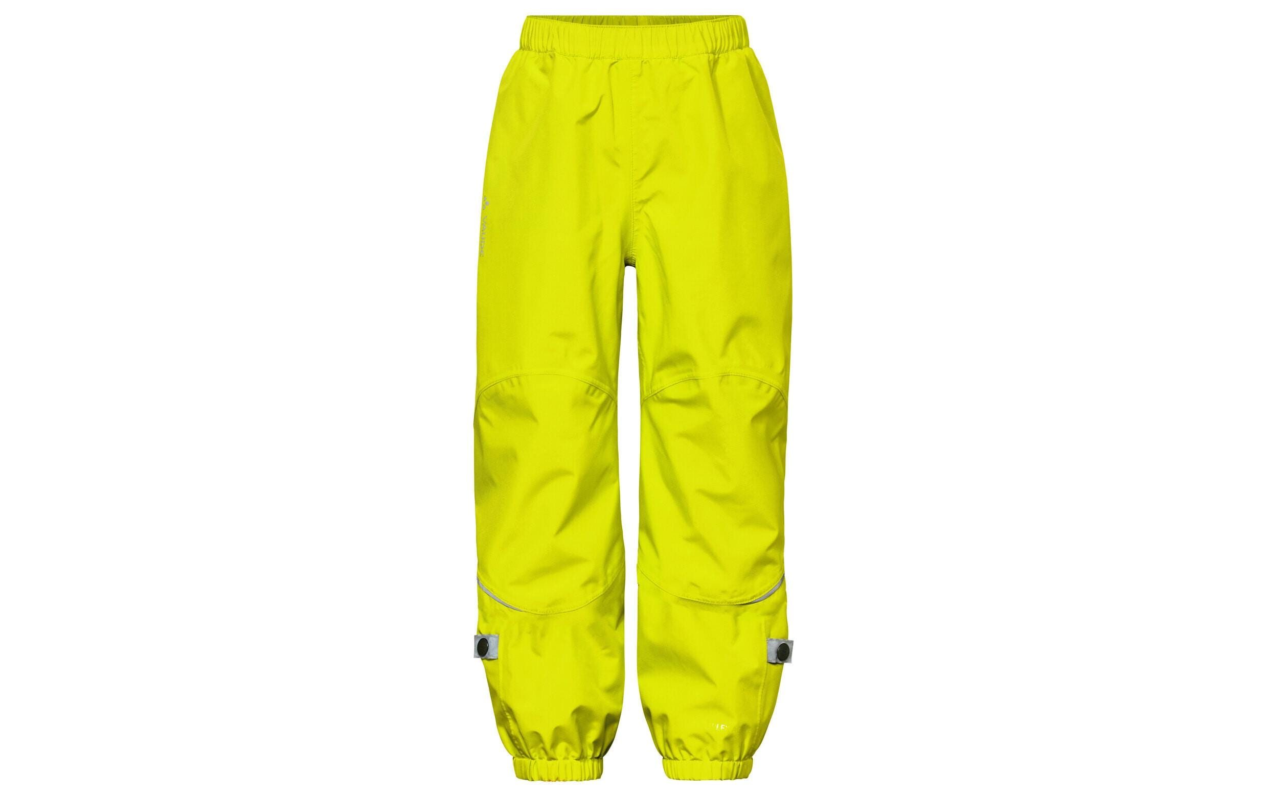 Vaude Grody V, Gr. 146/152, bright green Veloregenhose, Kinder