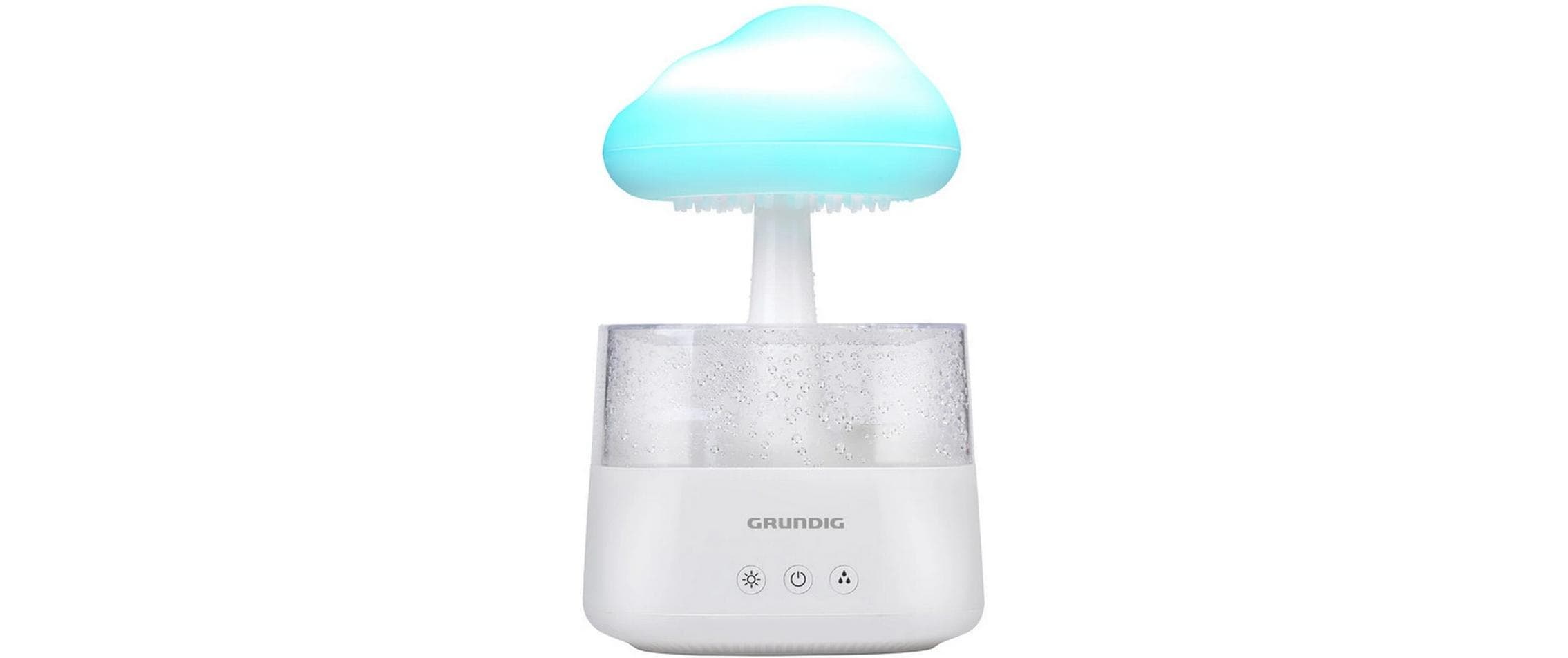 Grundig Regenwolken-Luftbefeuchter Sanft wechselnde LED-Farben