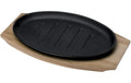 Hot Plate mit Holzunterteller