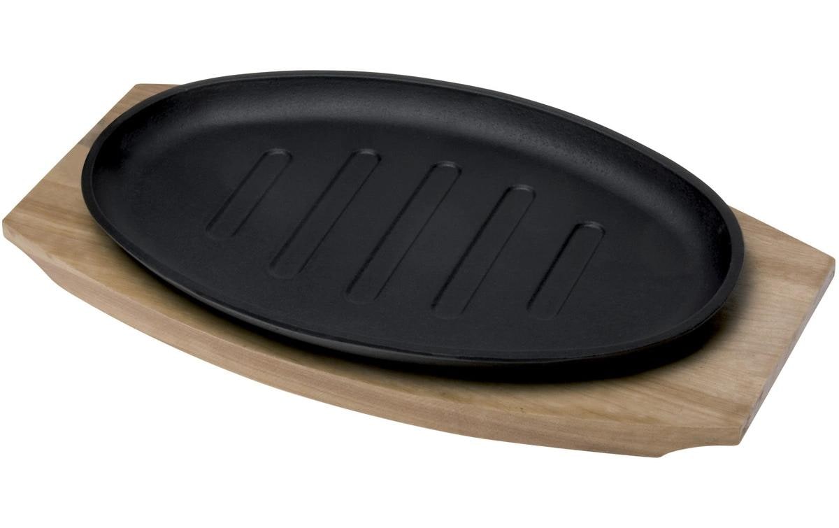 Hot Plate mit Holzunterteller
