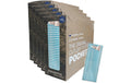 Pochetta Besteckset 500 Stk., Blau-Weiss Papierbesteck, 2-lalgiger Serviette 33x33cm