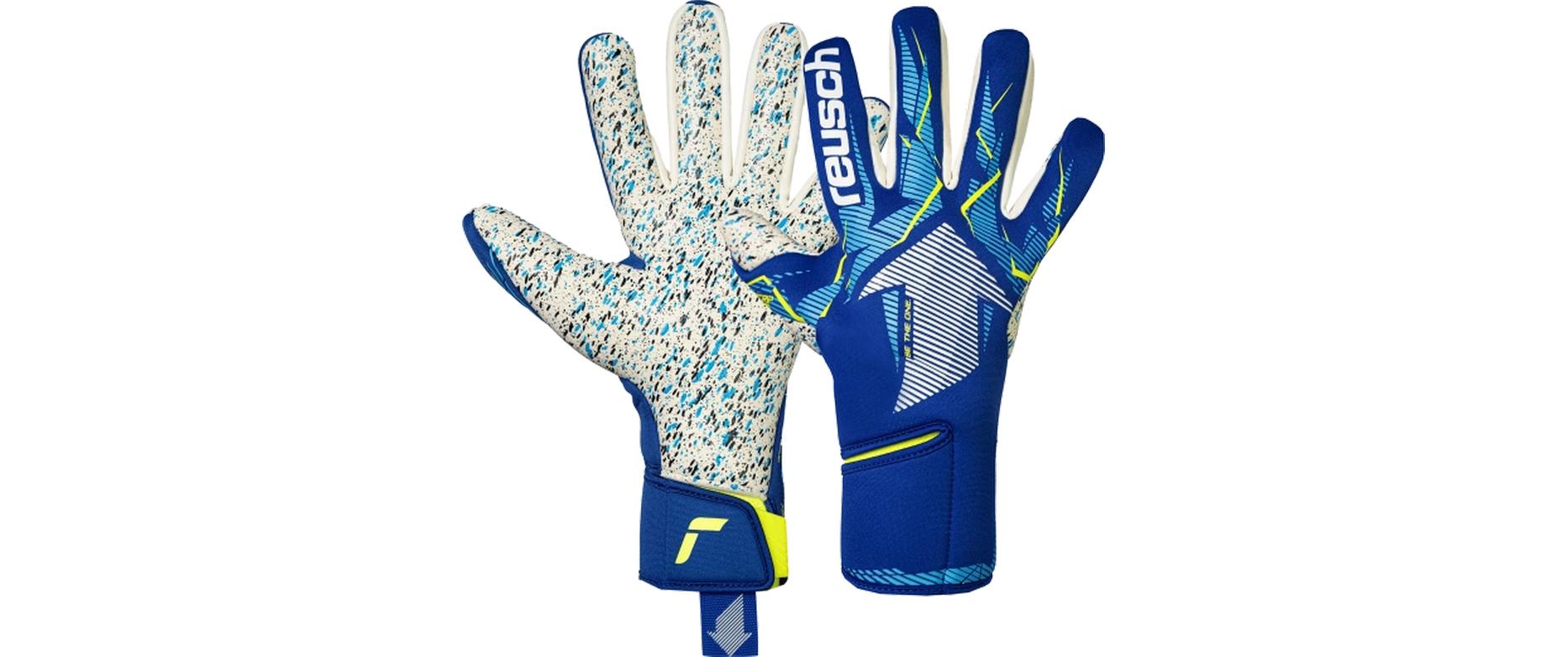 Reusch Fastgrip Fusion Grösse: 9.5, Farbe: sharp blau/weiss