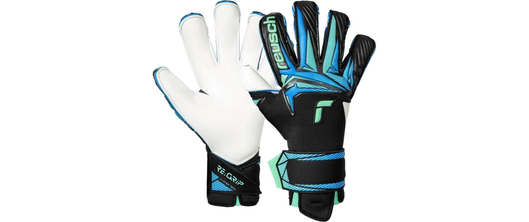 Reusch Attrakt RE:GRIP Evolution Grösse: 10, Farbe: schwarz/ocean light