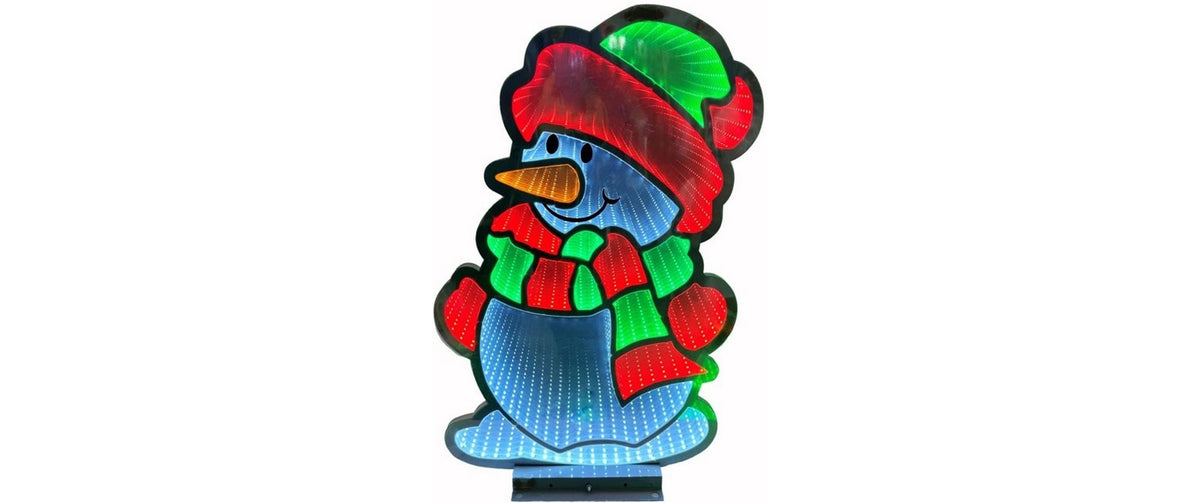 Dameco LED Figur Schneemann Outdoor, mit Infinity Effekt