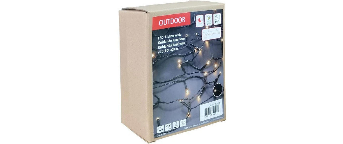 Dameco LED Lichterkette Outdoor, 240 LED L: 24m
