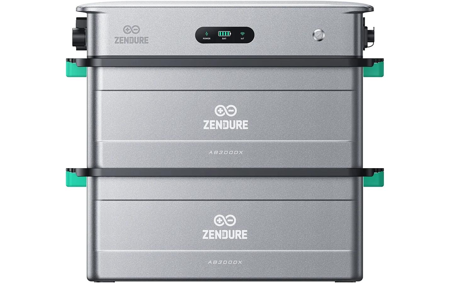Zendure SolarFlow 2400 AC 5,76kWh Kit mit 2x AB3000X Erweiterungsbatterie