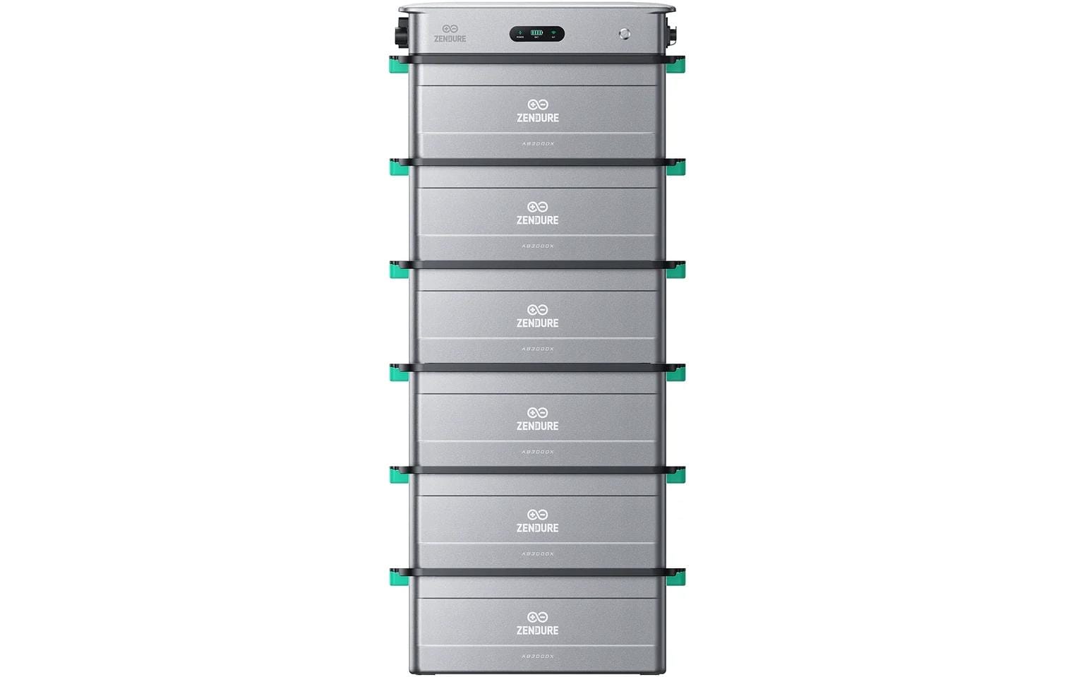 Zendure SolarFlow 2400 AC 17,28kWh kit mit 6x AB3000X Erweiterungsbatterie