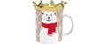 Sheepworld Tasse Krone Eisbär L:10,4cm,B: 12cm,H: 15,1cm