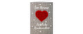 Sheepworld Weihnachtskarte Herz Grösse 12 x 17 cm, mit Couvert, 1 Stk