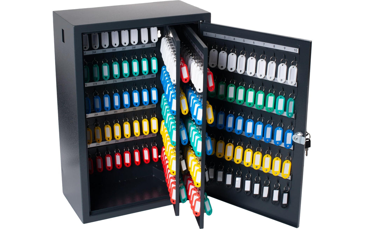 Pavo Deluxe Schlüsselschrank 300Schlüssel zur Wandbefestigung, aus massivem Metall