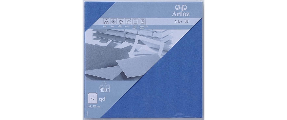 Artoz Couvert quadratisch royal, 100 gm2, 5 Stück